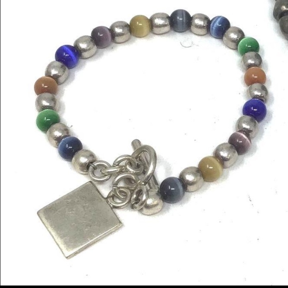 Women’s 925 Sterling Silver Toggle Bracelet